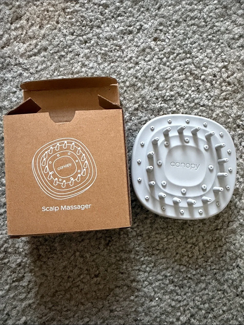 Canopy Scalp Massager - Grey